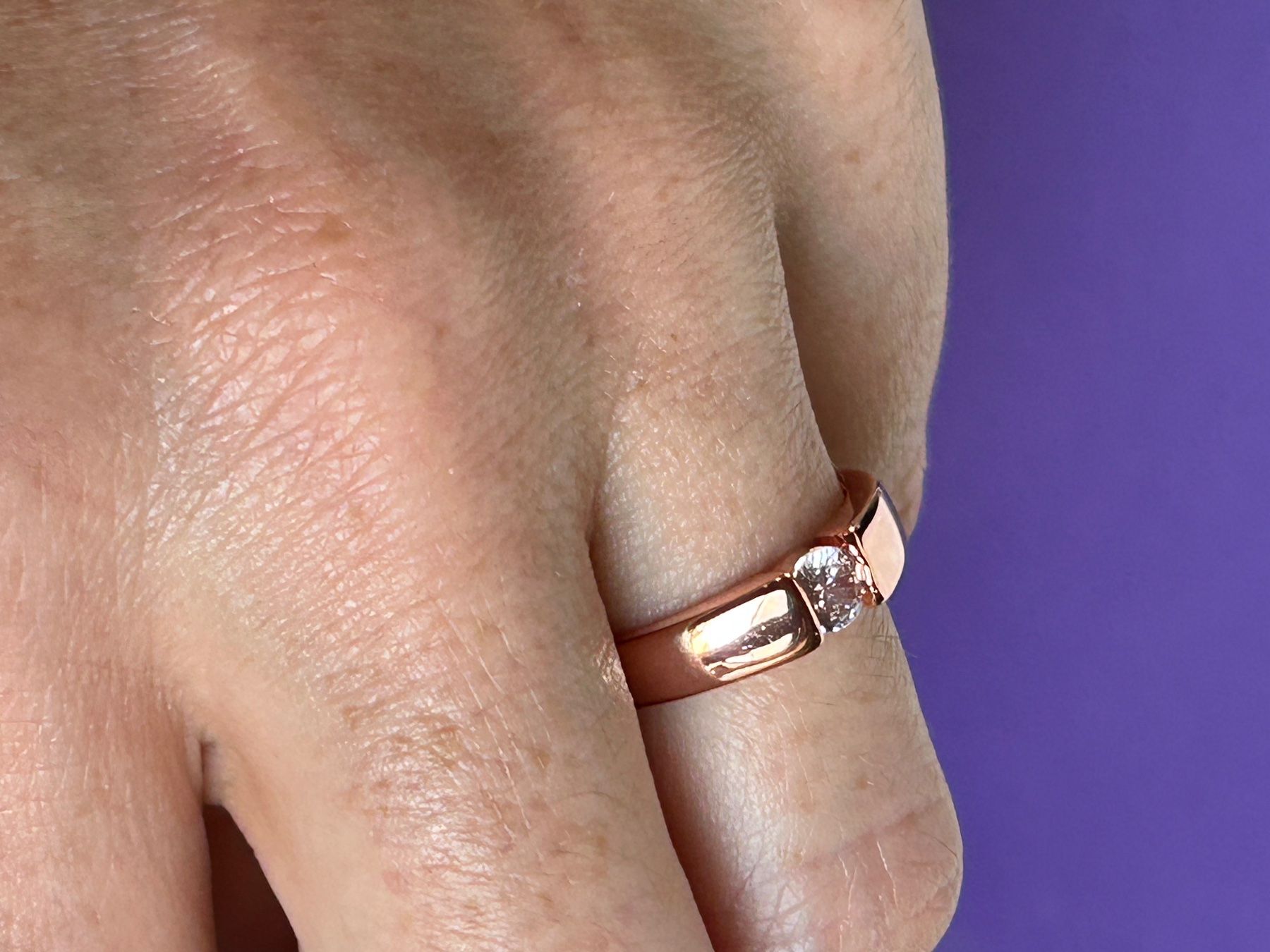 Anelli: Fingerring Rosegoldig klassisch (54) – Nuovo e nell'imballaggio originale da Laufen venduto da Bellavitaboom 9
