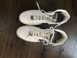 Philipp Plein high top sneakers white black leather
