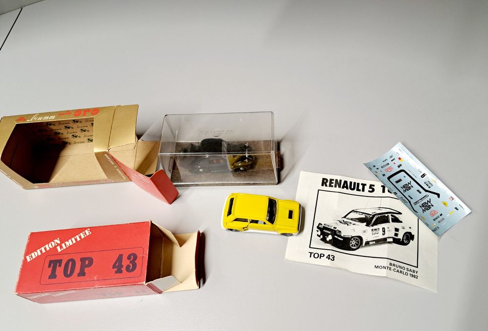 Burago 1/43 – Renault 5 Turbo Rallye Monte Carlo 4160 – Très Bon état Avec Boîte