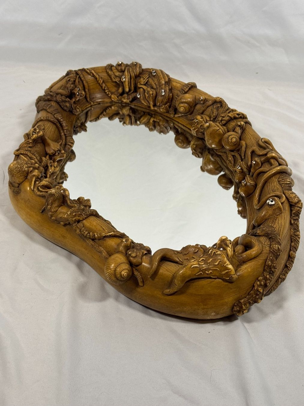 Specchi: Grand miroir ovale Gnoko – Usato da Tramelan venduto da lolopat 3