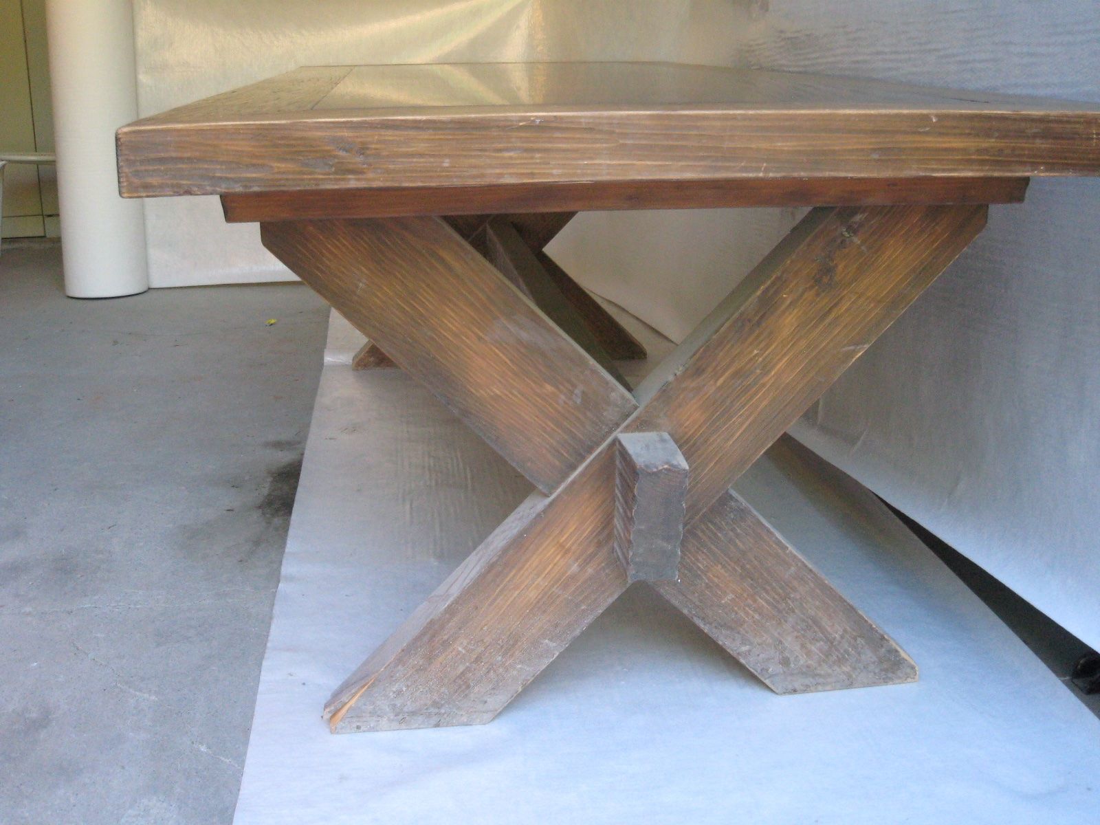 Tables: alter Holztisch mit Schiefernplatte – D'occasion à Emmenbrücke par mike62 1