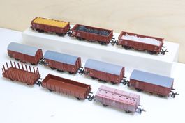 Zeuke & Co 10 x DR Güterwagen Set Spur TT