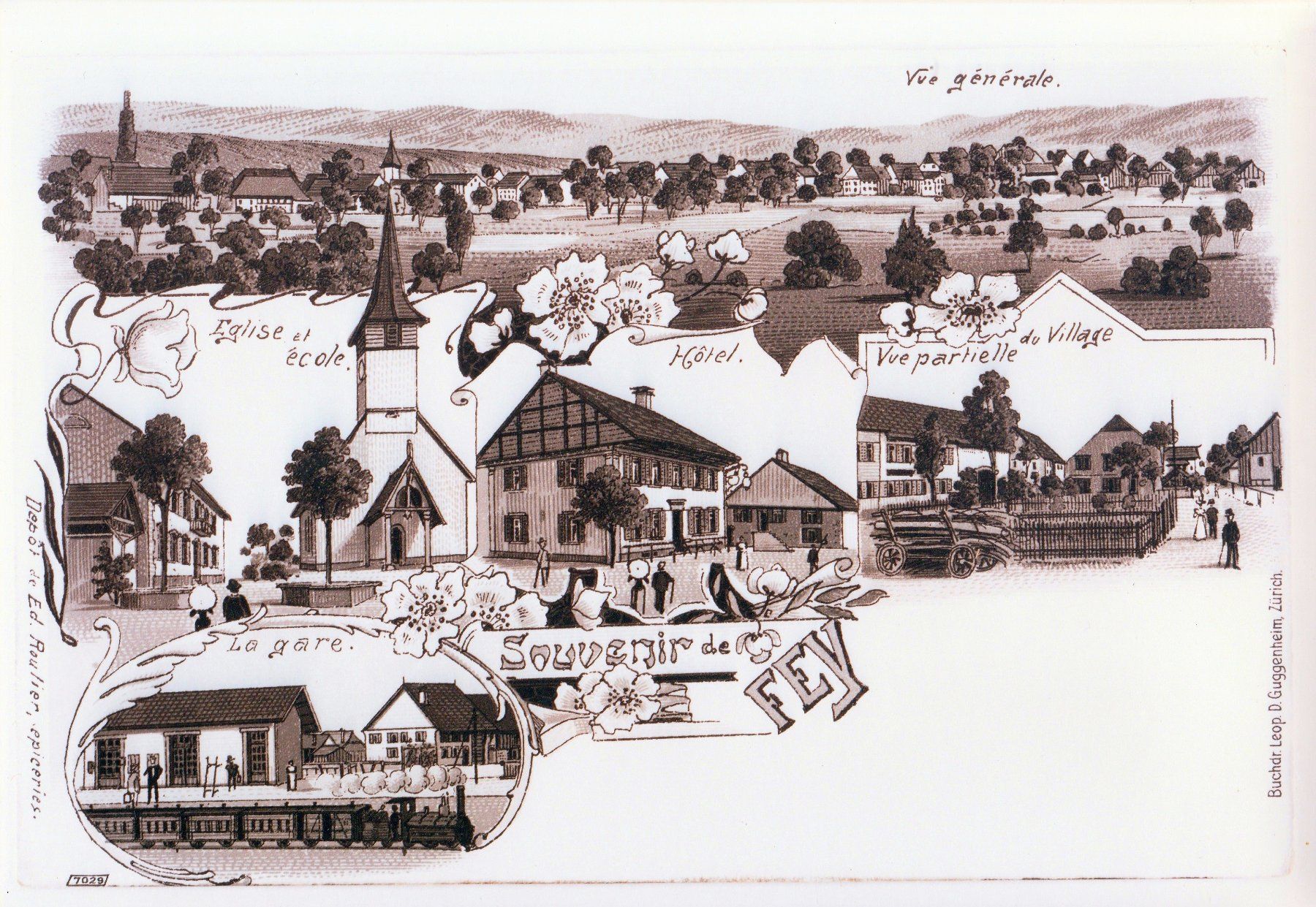Cartes postales: Souvenir de Fey – D'occasion à Fällanden par Blausegelfliege