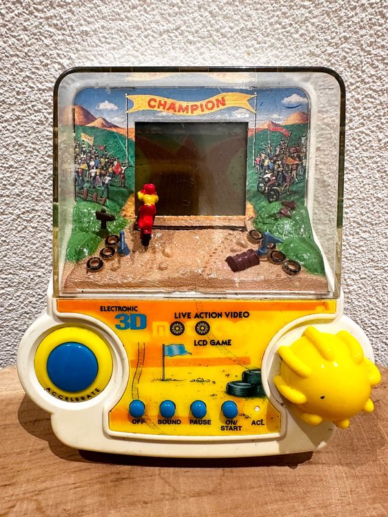 Vintage rar Tiger 3D Live Action Video Motocross lcd 1993 (Gebraucht ...