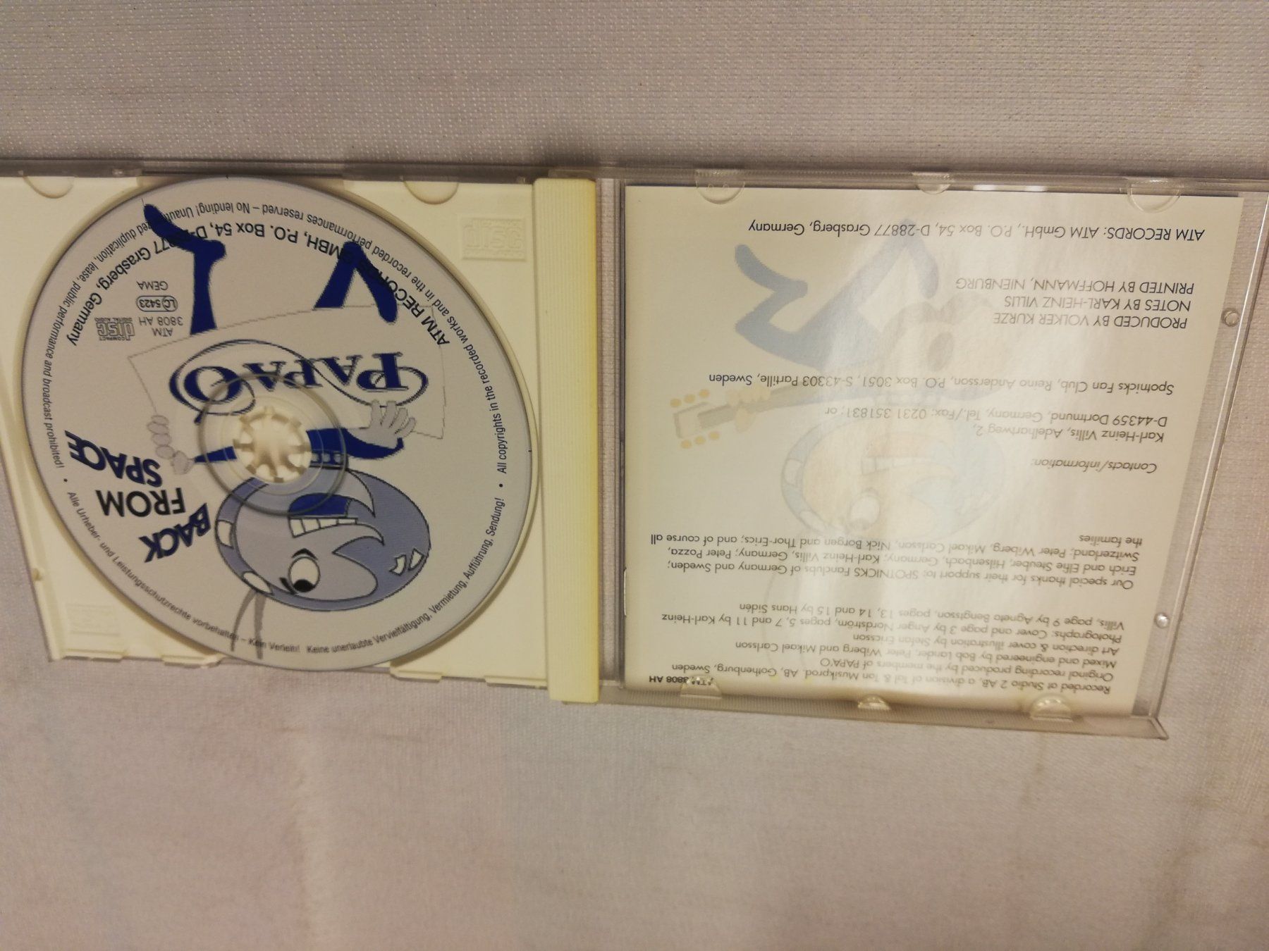 CDs: PAPA'O - BACK FROM SPACE – Gebraucht aus Bern von Vinylsound.ch 2