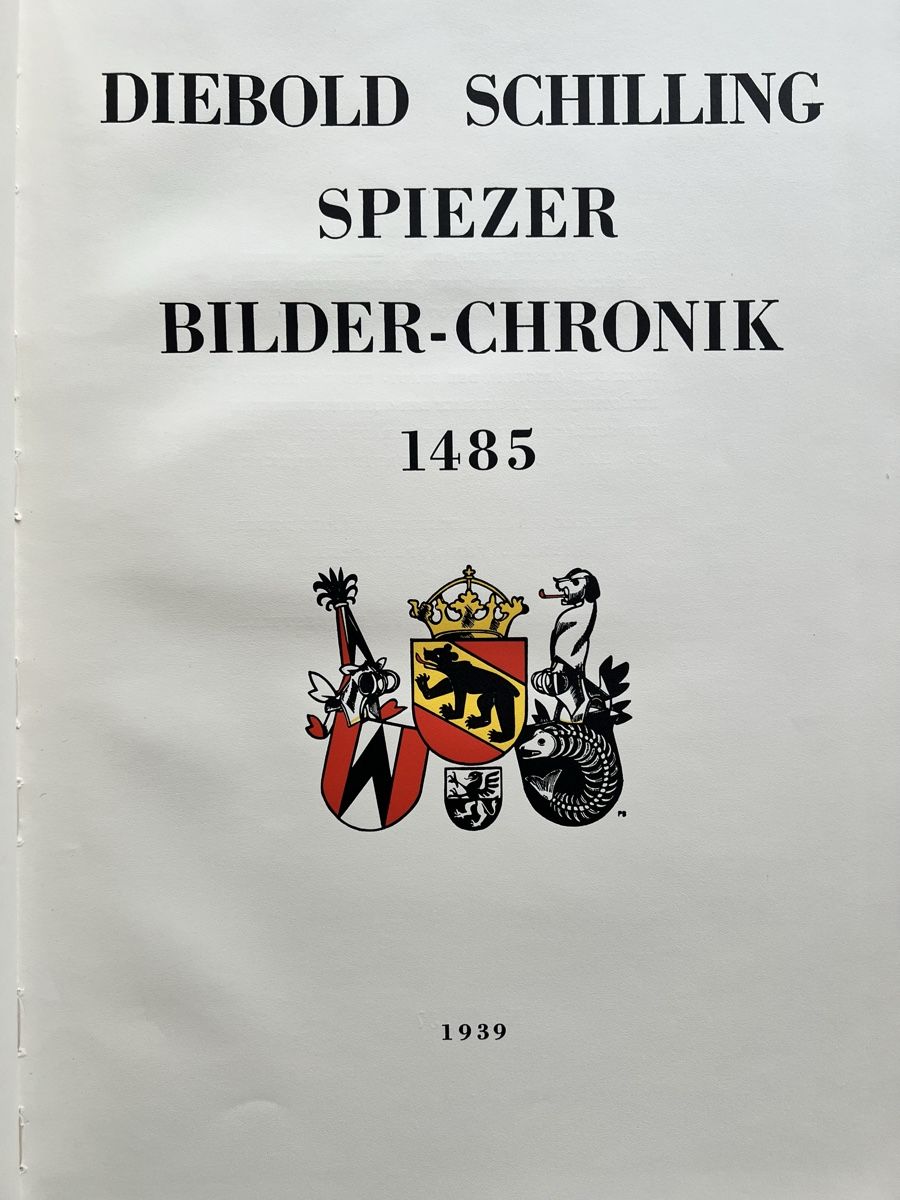 Libri: Diebold Schilling Spiezer Bilderchronik 1485 - Top 1939 – Usato da Adliswil venduto da buch_und_kunst 2