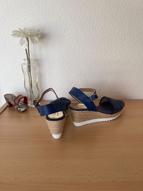 Tamaris Chaussures femmes: VIGUERA(Sp) 40 neu /NP109CHF Pumps 8-4 Espadrilles aus Leder – Neuf (Voir description) à Kölliken par Prscoo 5