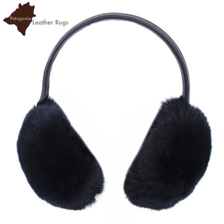 Ohrwärmer - Ohrenschützer aus Kaninchenfell - 3 Farbe