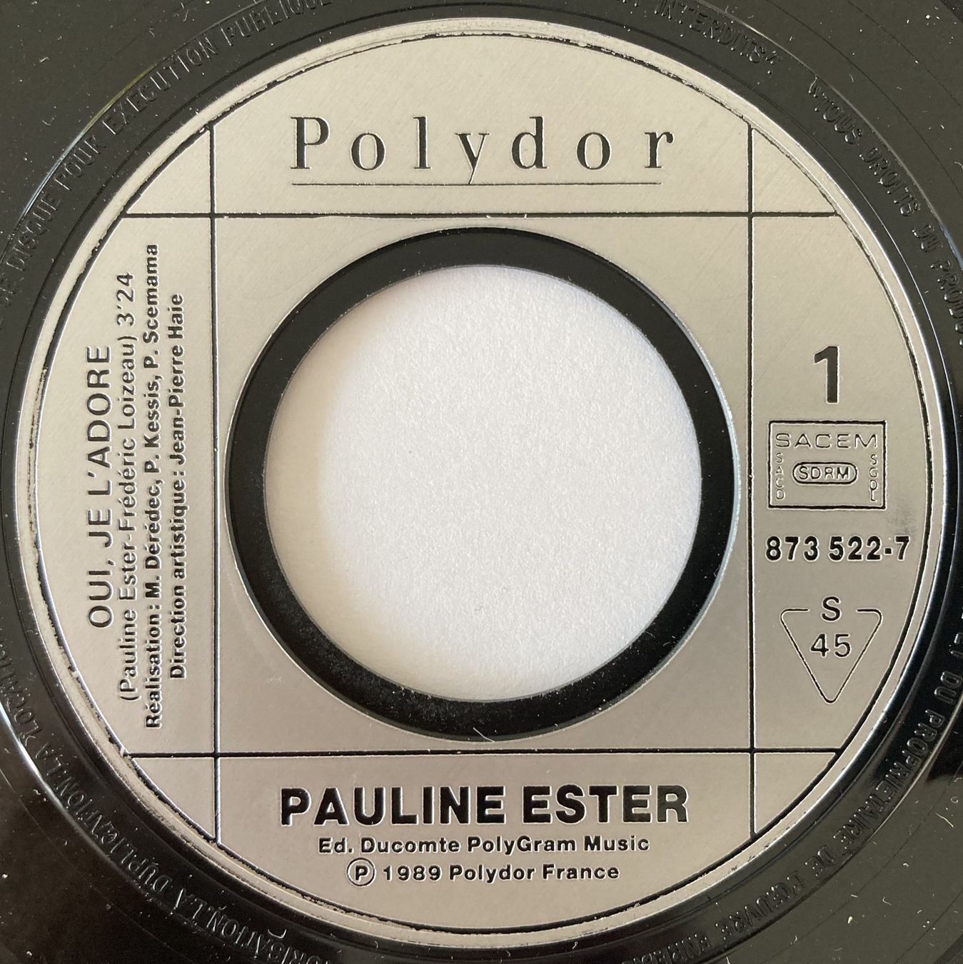 Schallplatten: PAULINE ESTER - OUI, JE L'ADORE – Gebraucht aus Bottens von hotter-than-hell 2