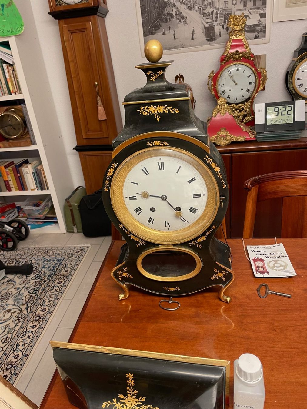 Orologi: Neuenburger- Pendule ca. 1830 – Usato da Erlinsbach venduto da biglen2440