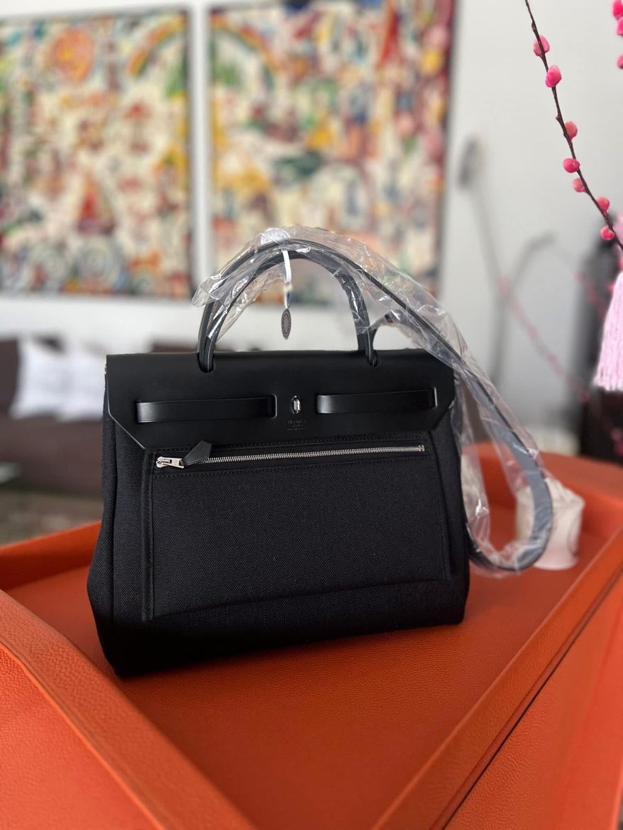Hermès Borse da donna: Hermes Herbag 31 noir neu – Nuovo e nell'imballaggio originale da Kilchberg ZH venduto da cruella 2