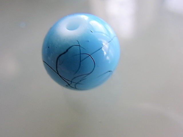 Perle (finte): 4 Glas Perlen verziert    blau    12mm – Nuovo (secondo la descrizione) da Alpnachstad venduto da perlengaby 1