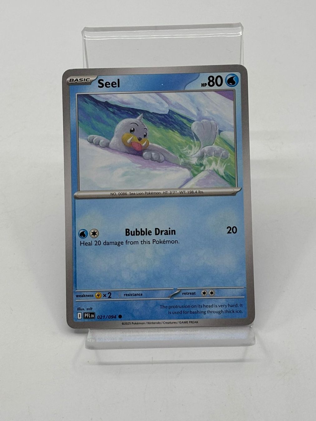 Pokémon Carte collezionabili: Pokemon Seel 021/094 – Usato da Herisau venduto da Pokemon2026