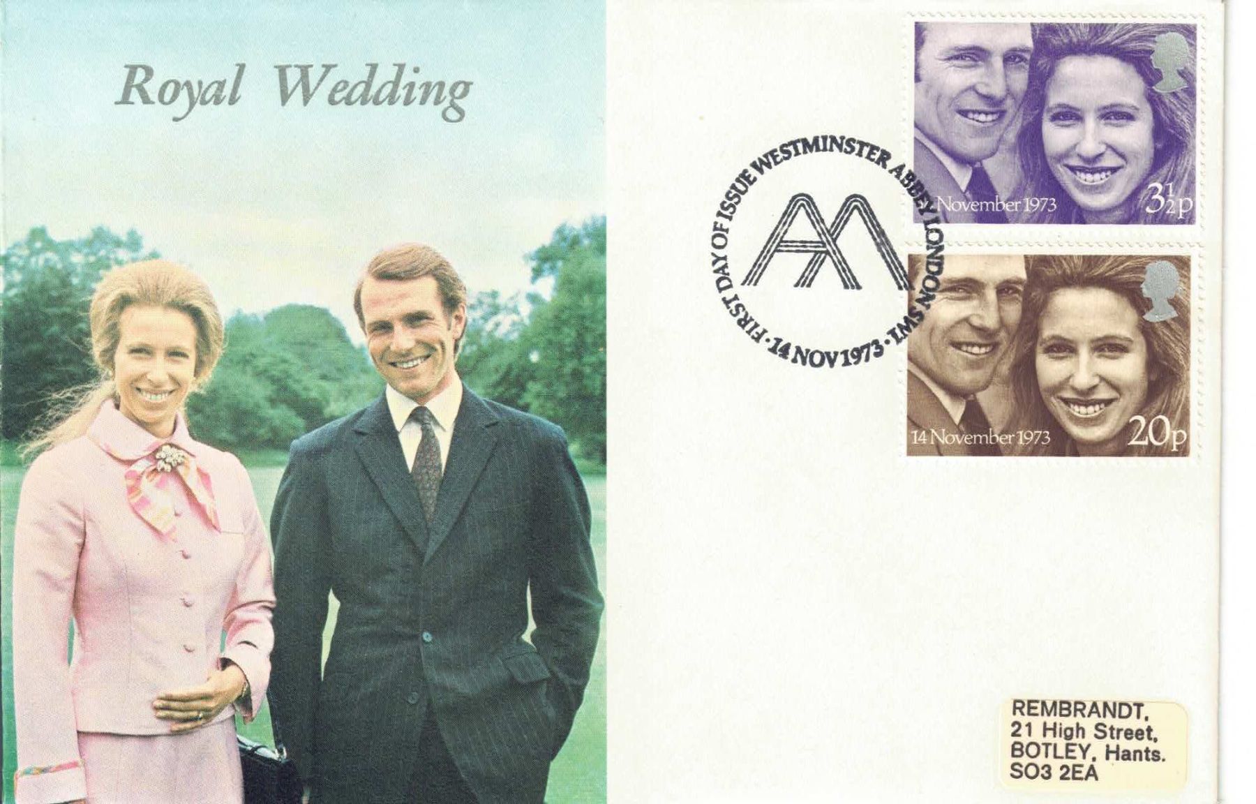 Tutti i francobolli: Royal Wedding Prinzessin Anne – Nuovo (secondo la descrizione) da Olten venduto da Pjotr8