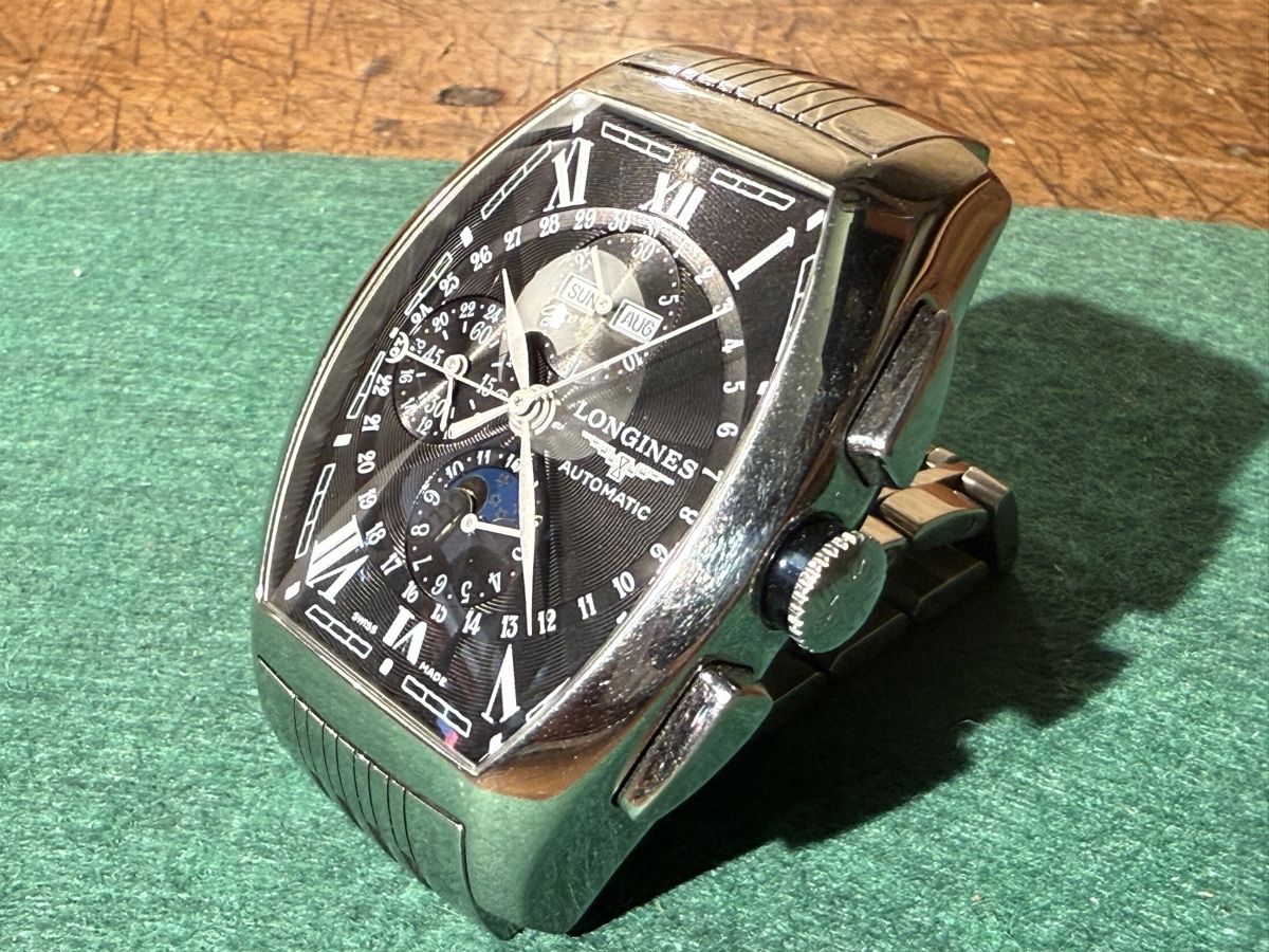 Longines Montres: Longines Evidenza Automatic Mondphase Chronograph Full Set  – D'occasion à schaffhausen par VintAntik_1980 2