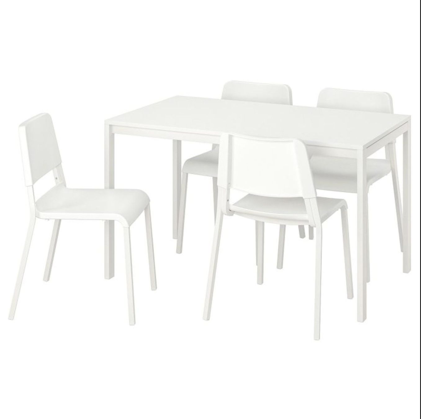 Ikea Scrivanie: Schlichter Bürotisch weiss MELLTRORP – Nuovo (secondo la descrizione) da Kriessern venduto da rene1987 2