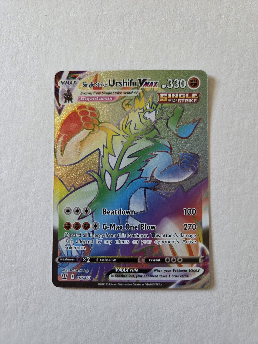 Pokémon Carte collezionabili: Pokemon Urshifu VMAX – Nuovo (secondo la descrizione) da Stachen venduto da Gon_Soku 1