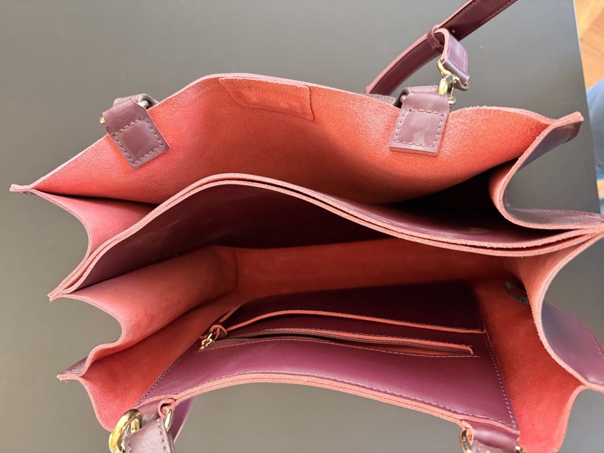 Borse da donna: DKNY Handtasche, bordeauxrot, neuwertig – Nuovo (secondo la descrizione) da Bern venduto da ann_58qs 3