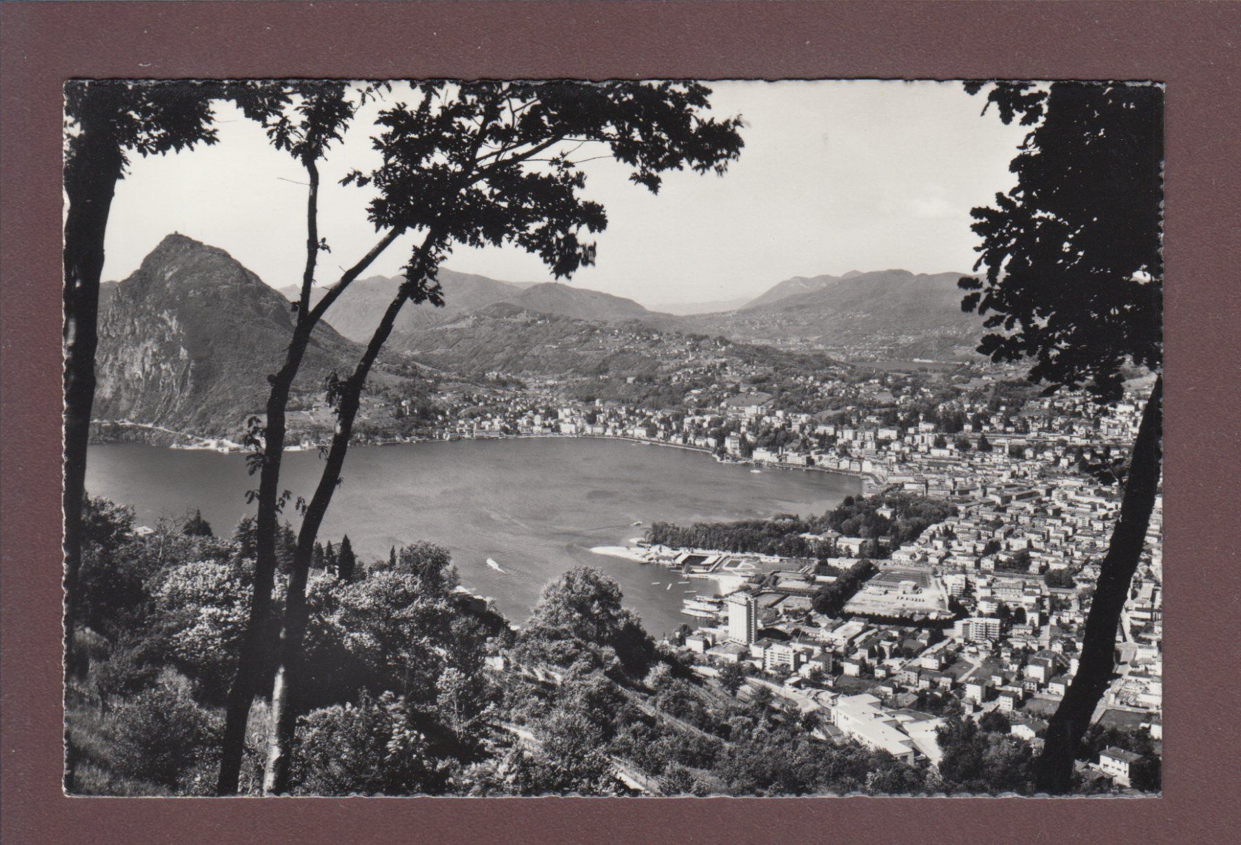 Cartoline postali: LUGANO - Panorama – Usato da Pully venduto da nicecards
