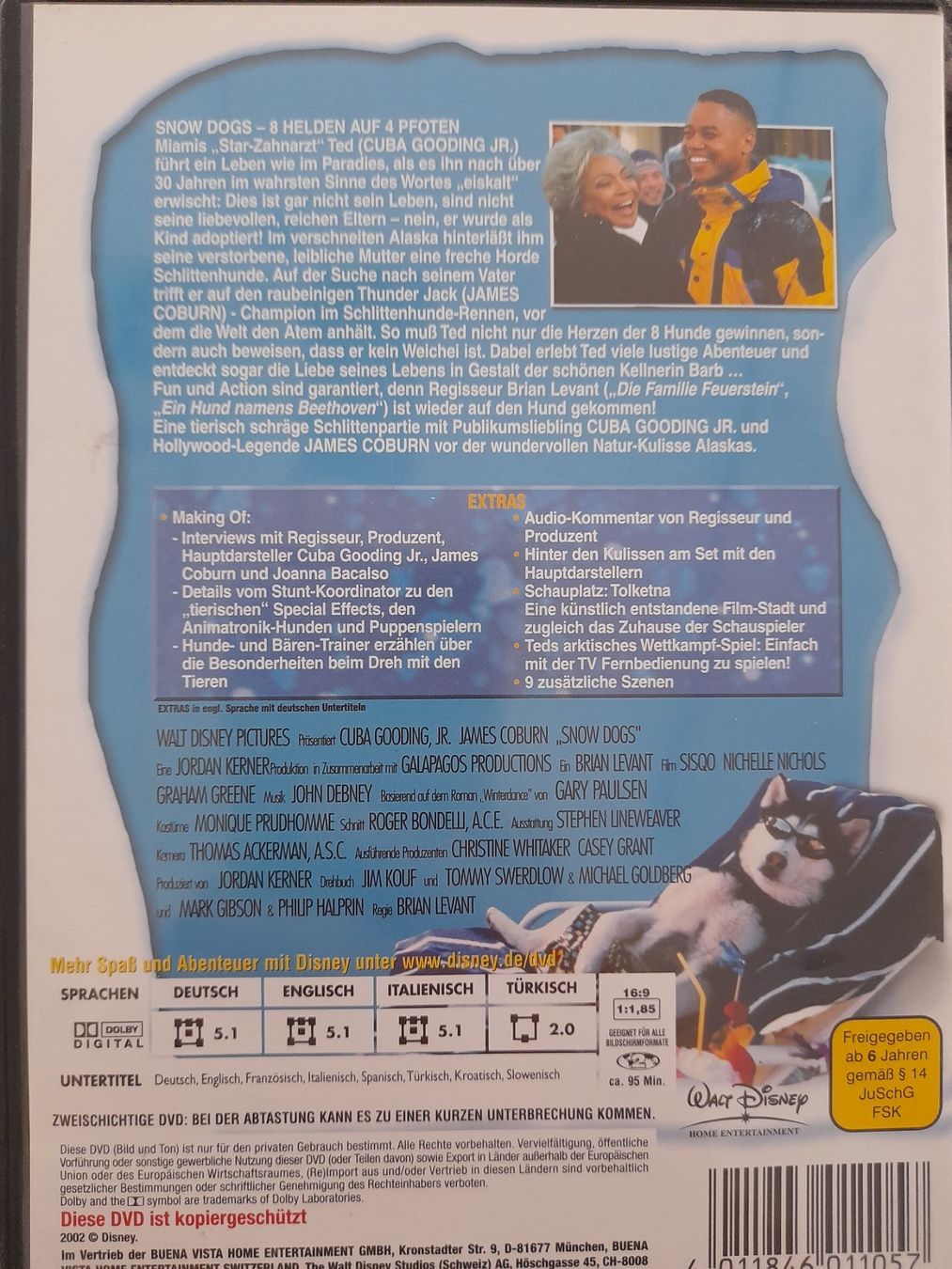 Alle DVDs: DVD: Snow Dogs, Walt Disney – Gebraucht aus Eiken von Lashar 1