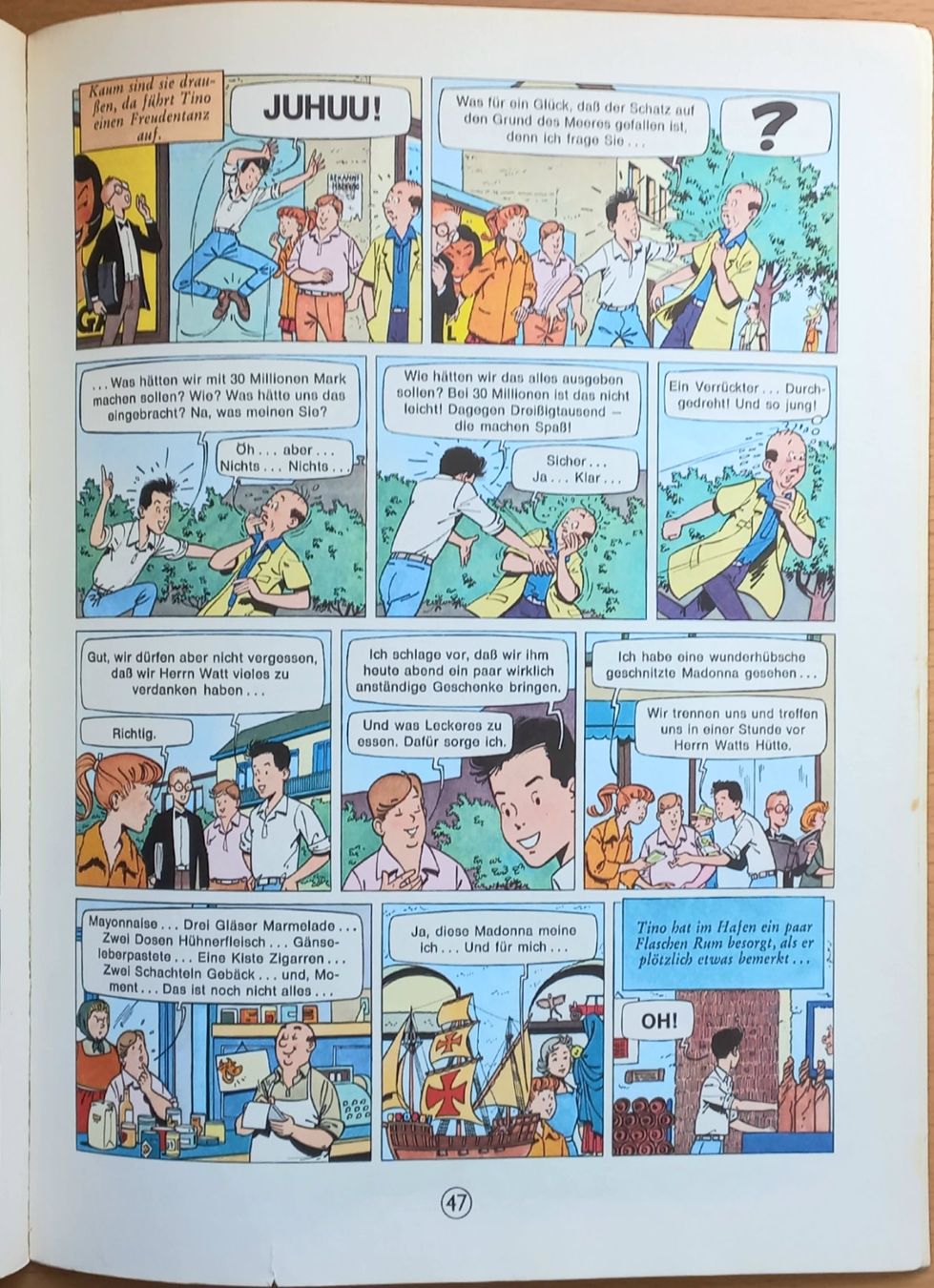 BD: Comic - die Vier - und die Seeschlange – D'occasion à Niederuzwil par lubimaja 3