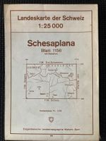 Schesaplana, Landeskarte 1:25'000,  1959