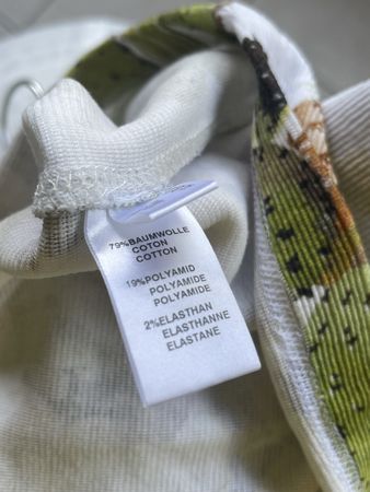 Damen T-Shirt mit Kaktusprint Grösse 38 Baumwolle Mix