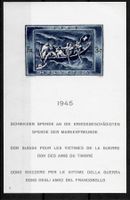 1945, W21**, Block Spende, gelber Gummi, postfrisch (14529)