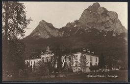 Schwyz, Aussenansicht des Krankenhauses