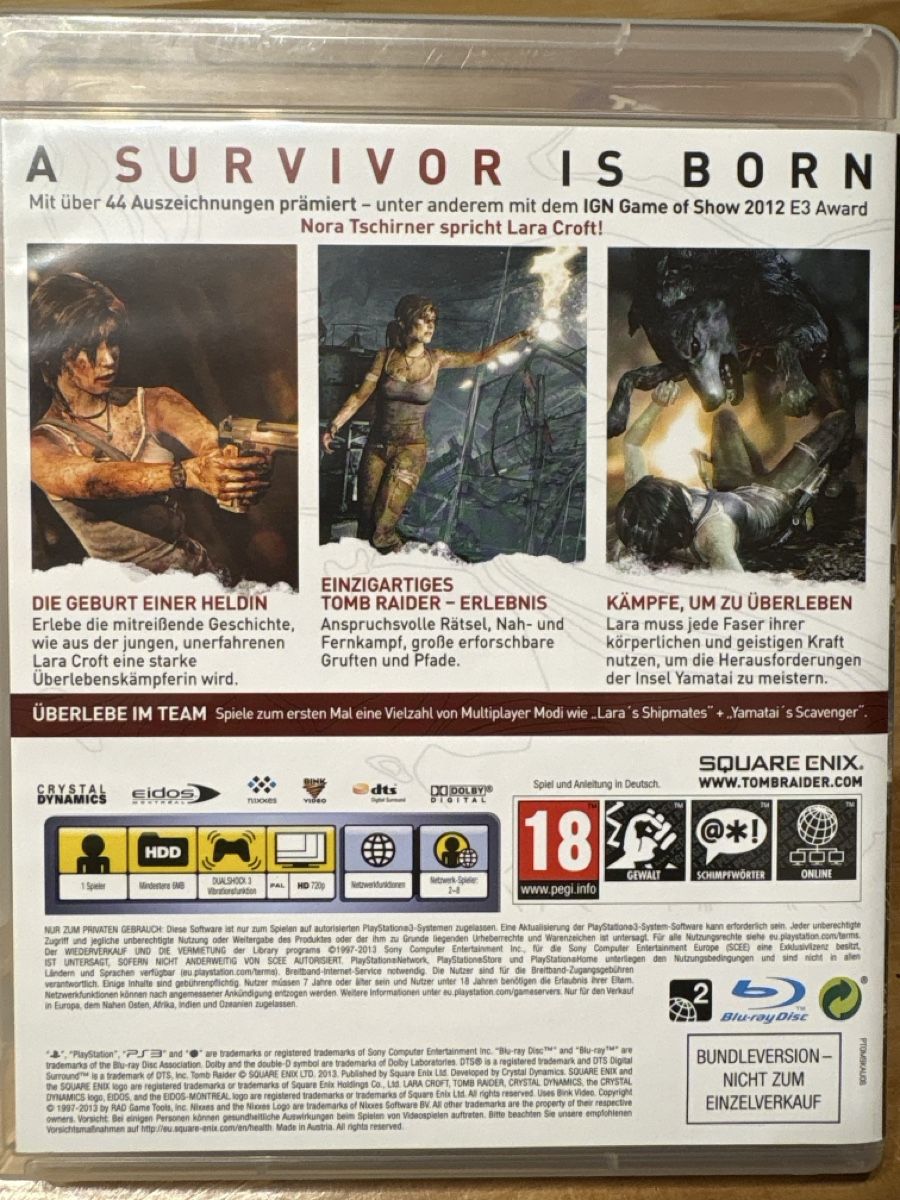 Giochi: PS3 Game Tomb Raider  – Usato da Rümlang venduto da resale35 2