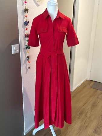 Maxi - Sommerkleid rot von Zara Gr. XS