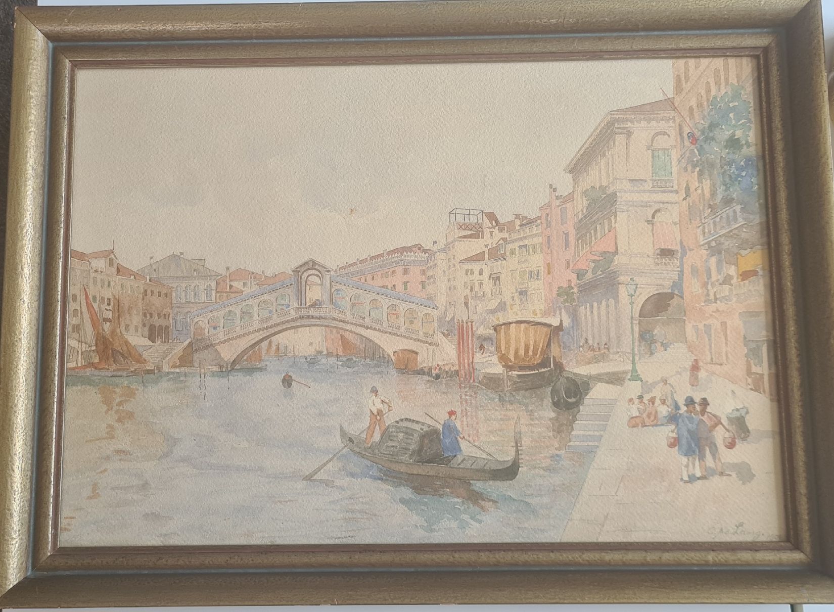 Tableaux: RIALTO - VENEDIG  1901 – D'occasion à Hünibach par sokothu