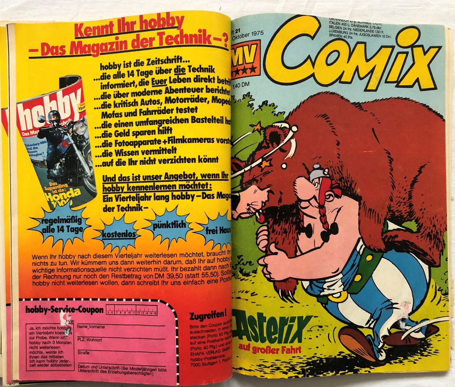Fumetti: MV COMIX - Sammelband - Nr.2 – Usato da Schaffhausen venduto da durruti 8