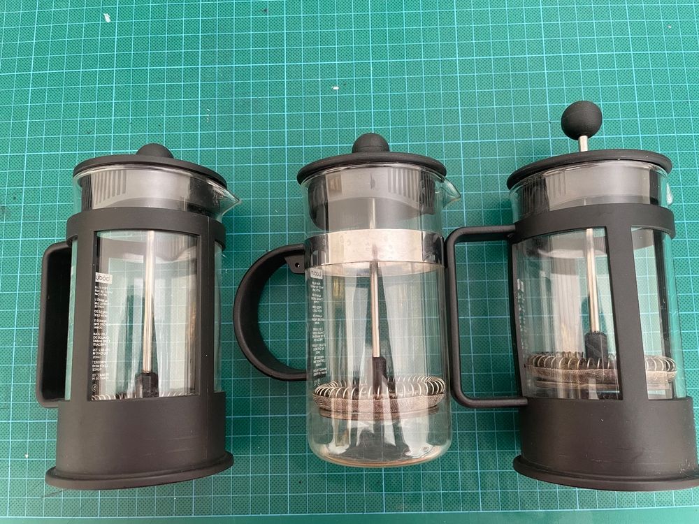 3 kleine Bodum French Press Kaffee/ Teezubereiter Kaufen auf Ricardo