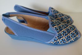 Sandalen Grösse 40, Stoff, Marke: DE LA TORRE - NEU