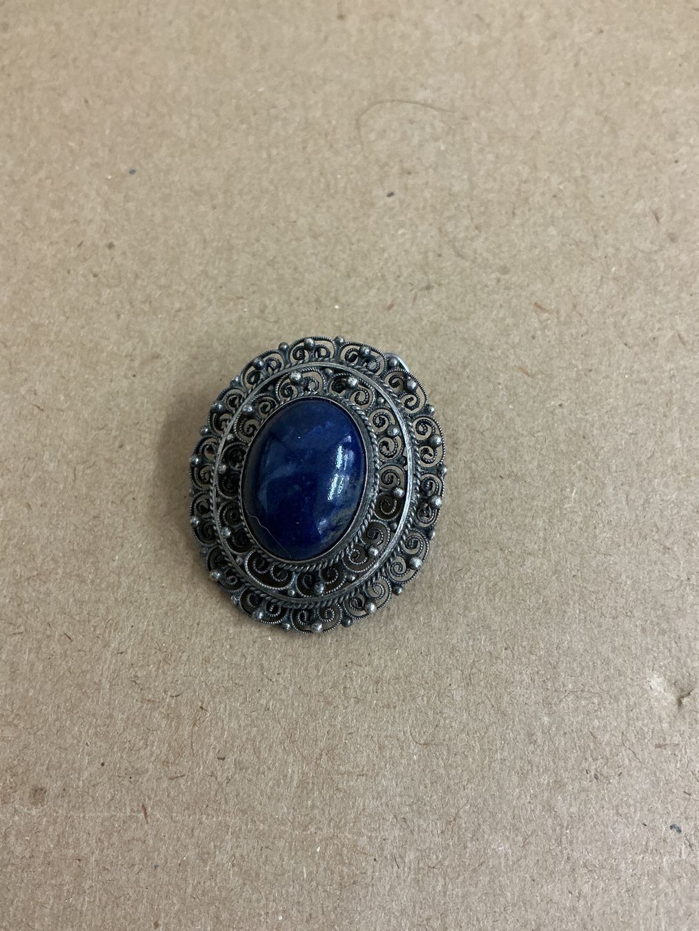 Anhänger: Anhänger und Brosche Silber 800 Lapislazuli – Gebraucht aus Bern von vielerart