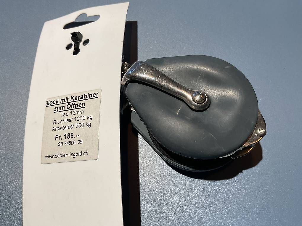Barche: Snatch block with snap shackle - Max rope size 12 mm – Nuovo (secondo la descrizione) da Horw venduto da inf_x668 2