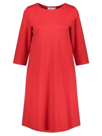 Piu & Piu 1/2 A Kleid Punto Milano Jersey Viscose Mix rot 36