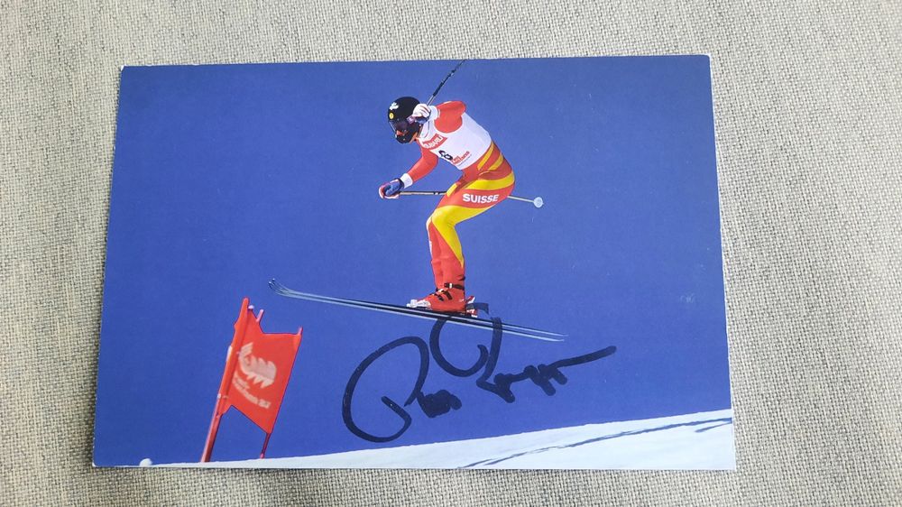 Autogrammkarten Skistars - Pirmin Zurbriggen, Erika Hess etc (Gebraucht) in Bern für CHF 1 - mit
