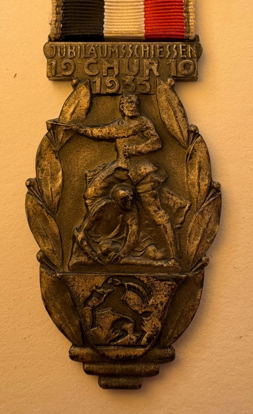 Medaglie: SCHÜTZENMEDAILLE CHUR 1935 – Usato da Ostermundigen venduto da Wyatt-Earp 1