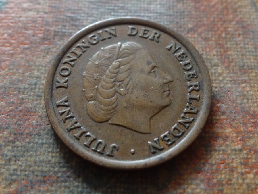 Tutti le monete: PAYS-BAS  Nederland  1  Cent  1958 – Usato da Romanel-sur-Lausanne venduto da Swift13 1