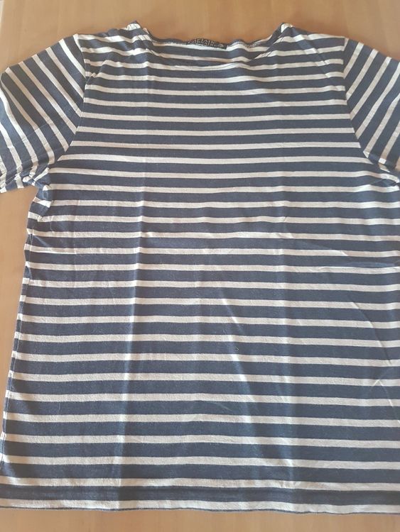 Tee-shirt marinière oversize - Noir - Grandes tailles - Femme - 12.00