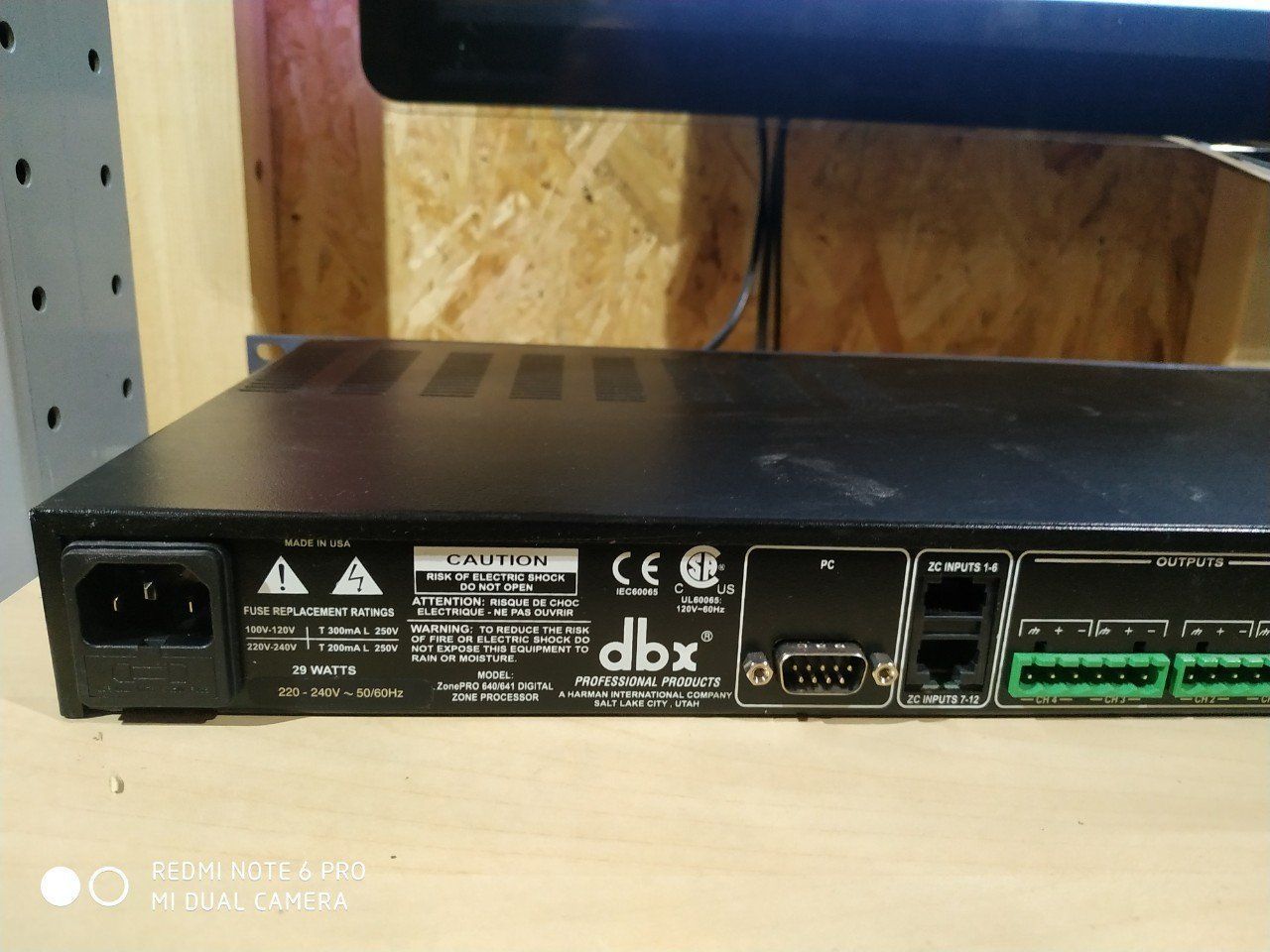 Console di mixaggio: DBX Zone PRO 641 + ZC1 + ZC3 - Digital Processor – Usato da Koppigen venduto da connect1 1