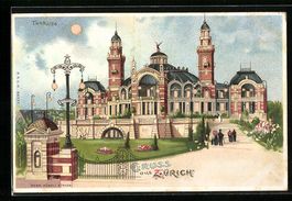 Litho Zürich, Tonhalle, Halt gegen das 