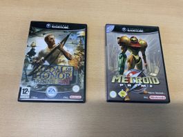 2 Spiele Nintendo GameCube Medal of Honor Metroid Prime