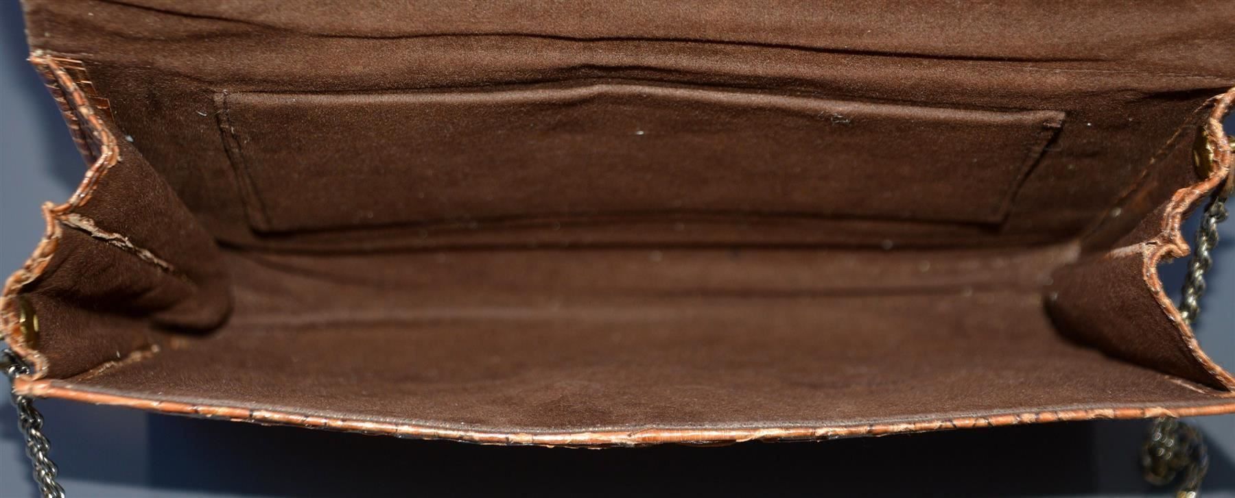 Taschen für Damen: Sac cuir de serpent Tasche Schlangenlede – Gebraucht aus Collonges von Auganien 9