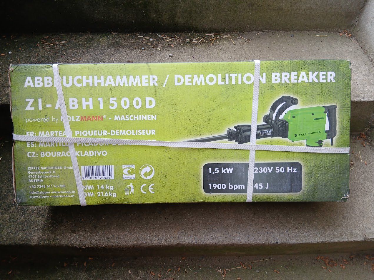 Tutti gli attrezzi: Abbruchhammer ZI-ABH1500D von ZIPPER – Nuovo e nell'imballaggio originale da Brunegg venduto da As15