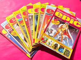 EPIC Comic-Magazin Jahrgang 1982 Konvolut 12 Stk guter Zu...