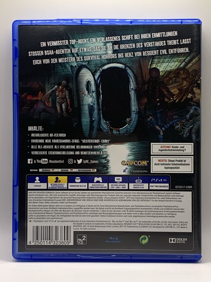 Sony Giochi: Resident Evil Revelations - PS4 – Usato da Ostermundigen venduto da RG-Collector 1