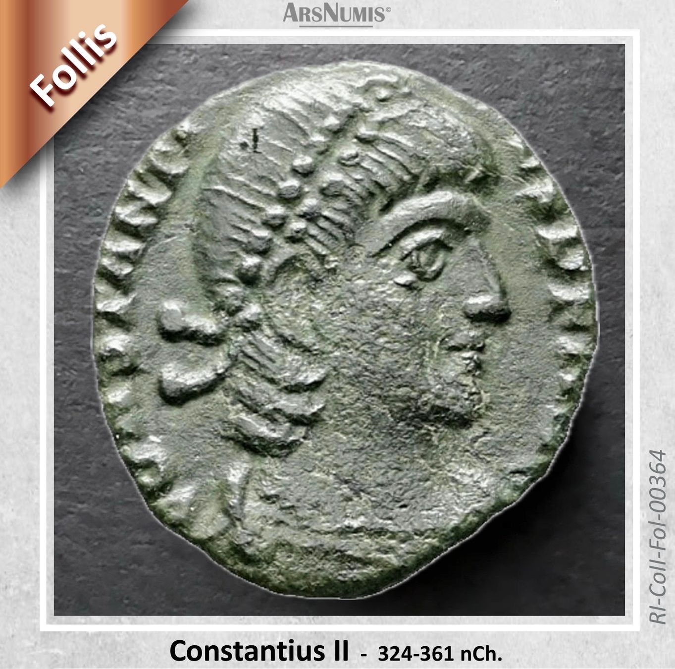 Tutti le monete: Römische Münze - Constantius II – Usato da Oberwil b. Zug venduto da ArsNumis